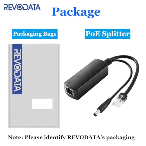 Active PoE Splitter 12V 2A Output, estándar IEEE 802.3af/at, Divisor Power Over Ethernet para cámara IP de seguridad DC Jack (PS5712AT Negro) miniatura 6