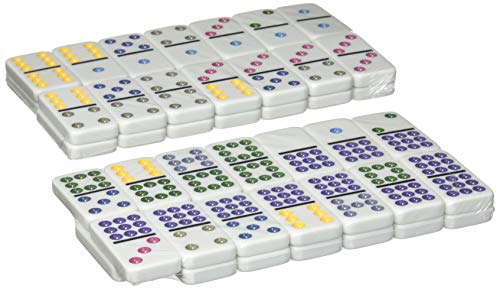 Dominoes Double 9 en caja metálica miniatura 3