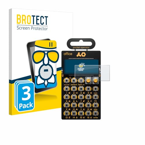 brotect Anti-Glare Glass Screen Protector Matte Compatible with Teenage Engineering PO-24 Office (3 Pack) - Anti-Scratch 9H Protection Film