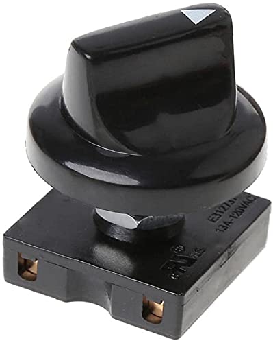 ONE Pack Fan Rotary Switch 4 Position 3 Speed â€‹â€‹Selector Switch Governor with Button Fan Speed â€‹â€‹Governor Fan Isolator Switch Durable and Professional