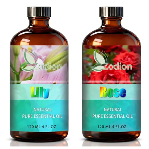 Aceite Esencial de Lirio y Rosa 120 ml para Difusor