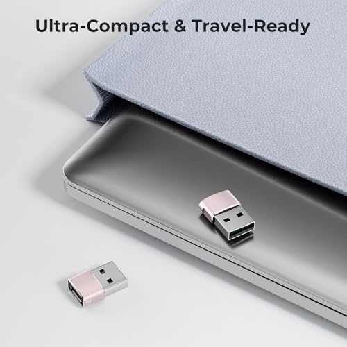 image for Basesailor USB to USB C Adapter 3 Pack,Type C Female A Male Charger Co