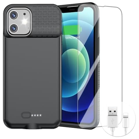 GIN FOXI 7000mAh Slim Battery Case Cover