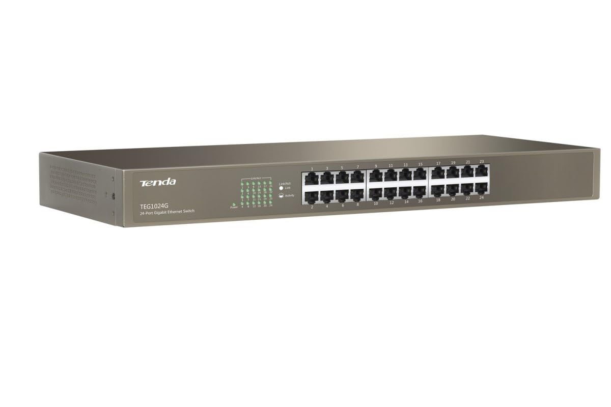 Tenda TEG1024G 24 Porte, Gigabit Switch di Rete 10/100/1000