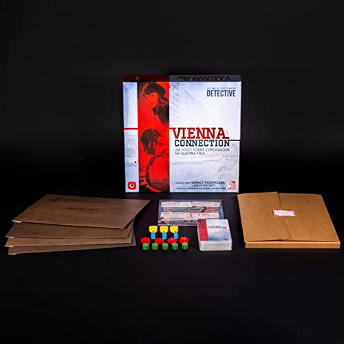 Galápagos Jogos Vienna Connection, Jogo de Tabuleiro de Dedução para Amigos, 1 a 5 jogadores, 120 a