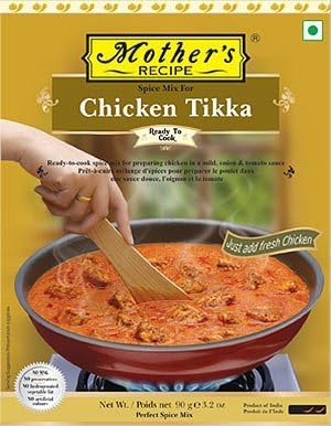 Mother's RECIPESpice Mix for Chicken Tikka Masala - 90 Gms (3 Pack)