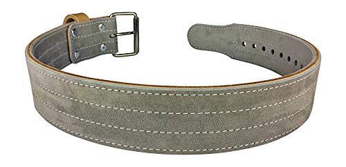 Leather Weightlifting Belt Single Prong For Men And Women - 3 Inch Wide X 10Mm Thick (Md 30-40" Waist Size Not Pants Size) #TOP4