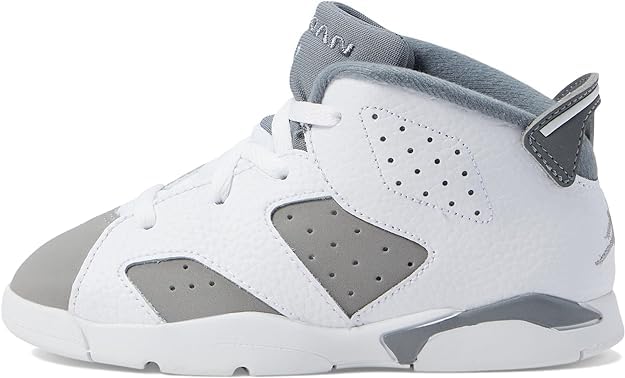 Jordan Toddler's 6 Retro Cool Grey White/Medium Grey-Cool Grey (DV3606 100) - 3