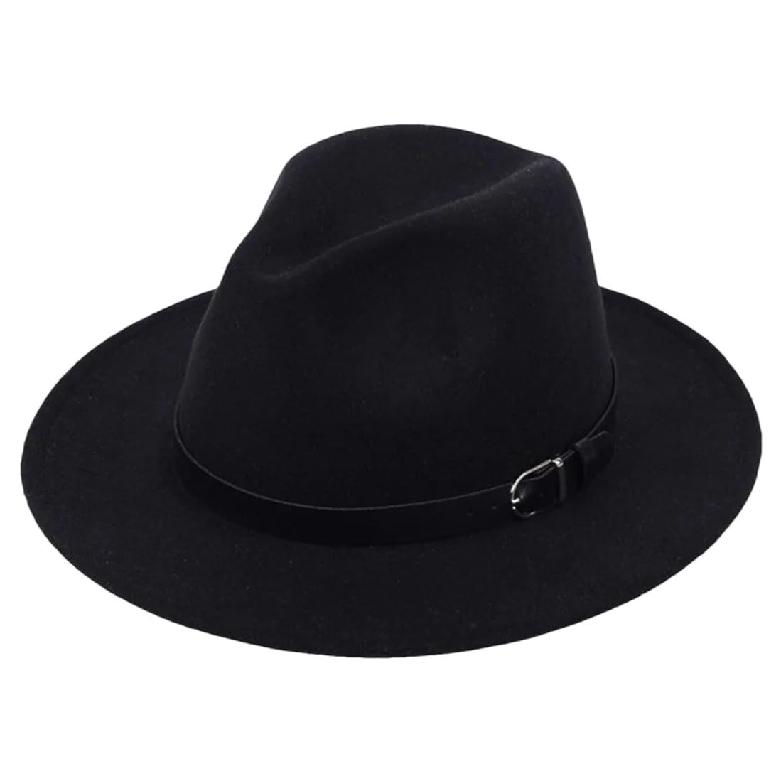 Hgvcfcv Classic British Fedora Hat Men Women Imitation Woolen Winter Felt Hats Fashion Jazz Hat