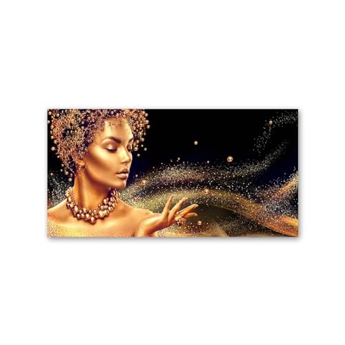 Impression toile perles d'or 18x36cm decoration murale cuadros