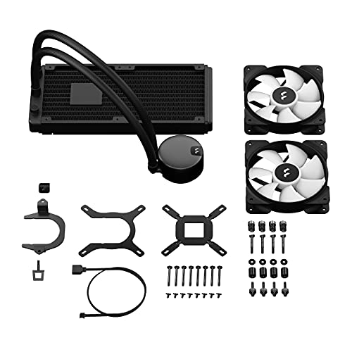 Image of Fractal Design Lumen S24 RGB Aspect 12 RGB x2 AIO CPU Liquid /Water Cooler