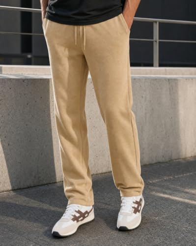 Image of Nobero Joggers for Men | Solid Trackpants for Men | Regular Fit | Elasticated Waist with Drawcord | Soft & Breathable Fabric | Casual Everyday Wear