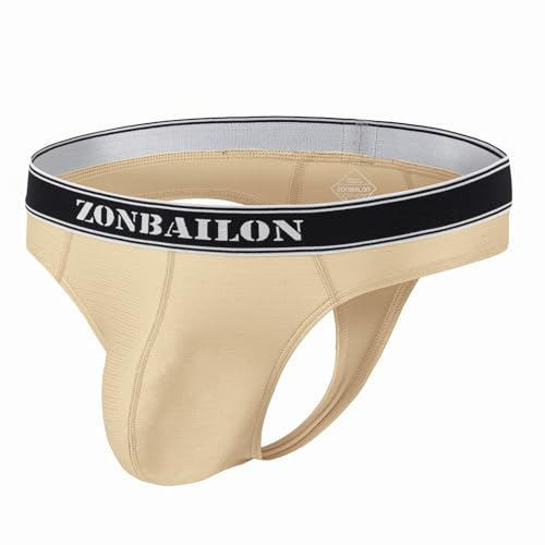 Men’s Sexy Thong Underwear lce Silk Bikini Briefs G-String Tongs T-Back