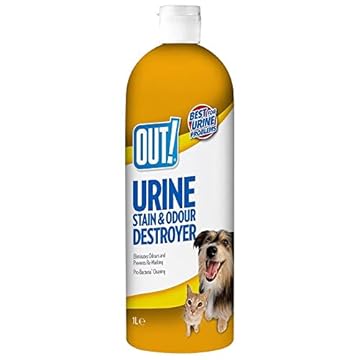 OUT!, detergente elimina odori, per urina di Animali, 1 litro