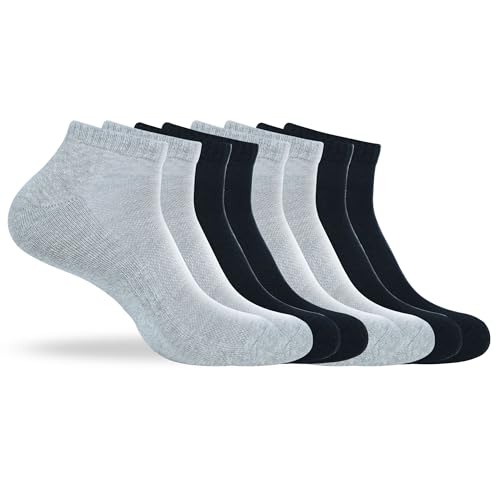 Image of Women's Ankle Socks Thick Cushioned Cotton, Moisture-Wicking socks, Breathable Performance Socks for Running, Sports