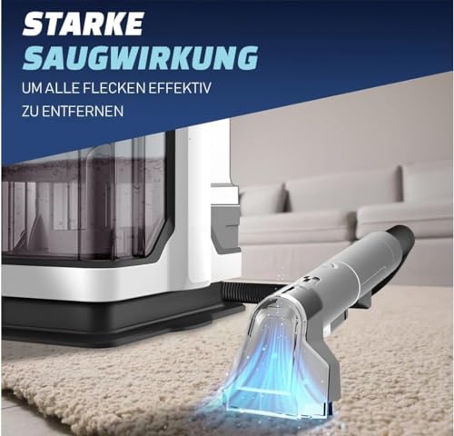 Image of Wet And Dry Handheld Portable Sofa Fabric Chair Vacuum Water Carpet Cleaner Washing Upholstery Stain Spot Cleaner For Home
