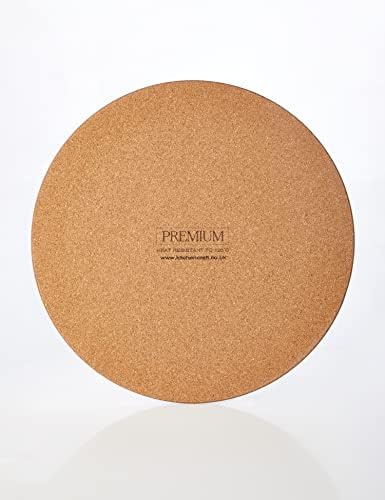 Creative Tops C000280 Cork-Backed Placemats / Table Mats with Printed 'Gilded Spheres' Design, White, 29 cm, Set of 4