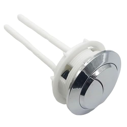 Water Tank Push, Dual Flush Toilet Tank Push Buttons 38/48/58mm for 1-Piece 2-Piece Squatting Toilets(58MM)
