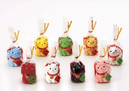 Miniatura 3 de M-RO Maneki Neko Lucky Cat Azul