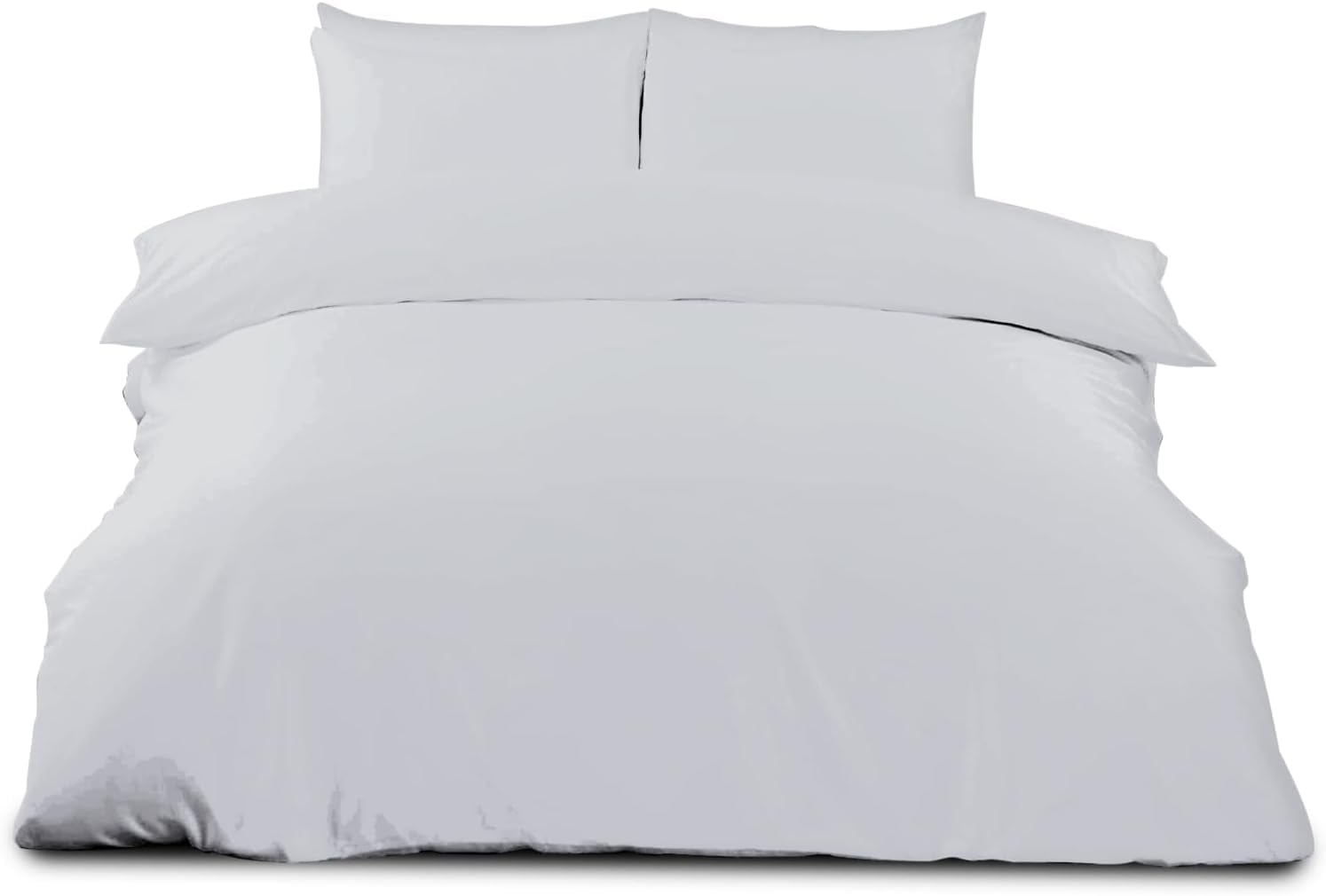 GC GAVENO CAVAILIA Plain Polycotton Quilt Set Double, 200x200cm, White