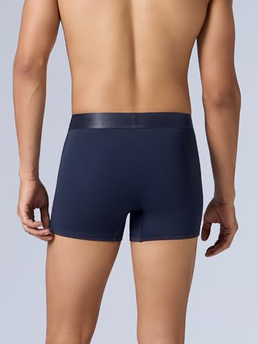 Image of XYXX Men's Rev Tactel Elastane Stretch Solid Trunks with No Marks Waistband & 8X Quick Dry
