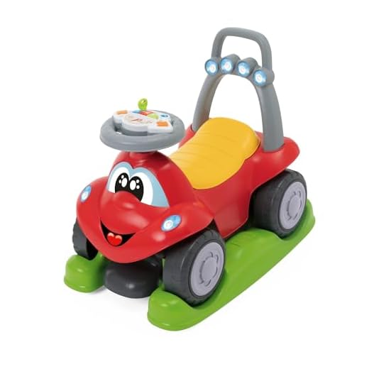 Chicco correpasillos Billy 4en1, para niños, 4 Modos de Juego en 1, función balancín, Primeros Pasos y correpasillos, módulo de Volante electrónico con Luces y Sonidos, 9-36 Meses