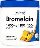 Nutricost Bromelain Powder 100 Grams - Bromelain (2400 GDU/g), Non-GMO, Vegetarian, Gluten Free