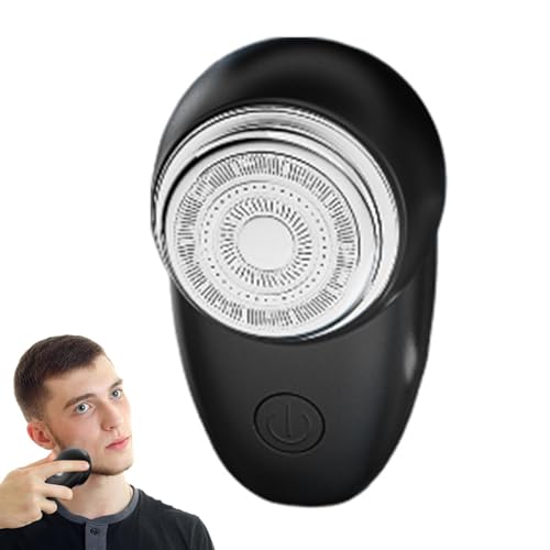 de bolsillo, Afeitadora eléctrica recargable portátil - Máquina de afeitar recargable para hombres | Máquina de afeitar ligera con pantalla digital de 8500 rpm, artículos de tocador de tamaño de viaje