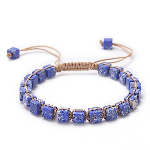 Bracelet pierre de lave élastique pour un style quotidien élégant et naturel