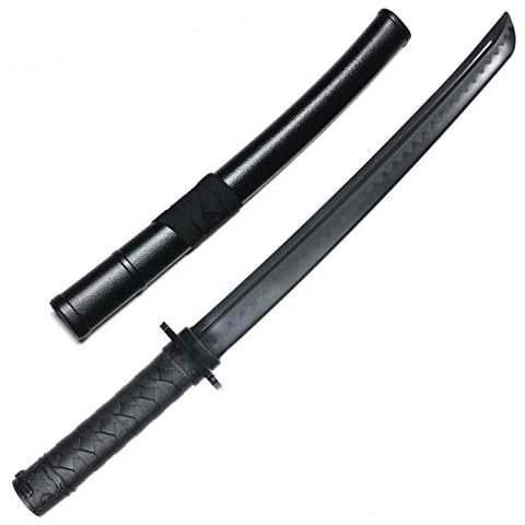 Polypropylene Wakizashi Practice Katana Samurai Stick (23.5") with Saya Scabbard Cover