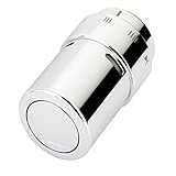 Einfache Installation Danfoss 013G6170 RAX-RA Chrome Design Heizkörperthermostat