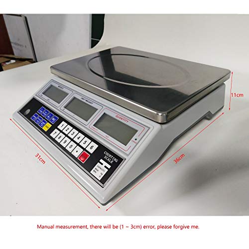 Báscula electrónica industrial 30 kg x 0.1 g miniatura 2