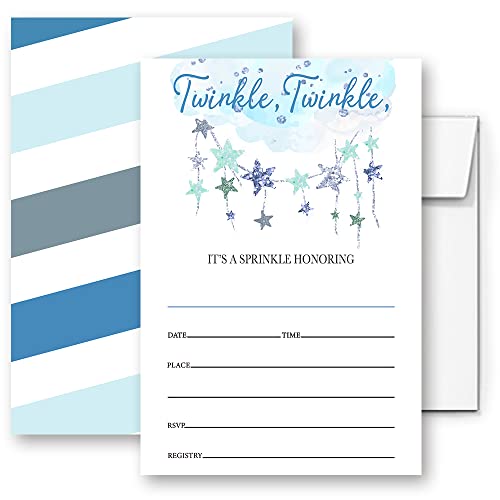 LoaHak Twinkle Little Star Invitations