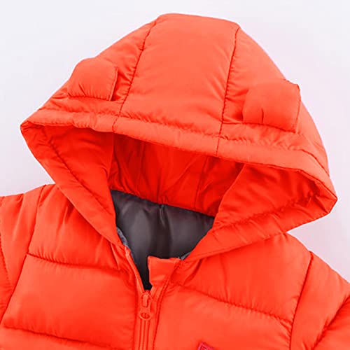 Winter Coats for Toddler Kids Boys Girls Padded Light Puffer Jacket Outerwear Infant Down Jacket with Hoods2
