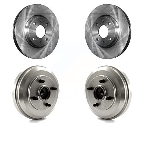 Front Rear Disc Brake Rotors Drums Kit For 2009-2011 Ford Focus K8-102171
