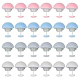 24 Piezas Clips de fijación para edredón Edredón de Clips Hebilla de fijación Antideslizante en Forma de Hongo para Arreglar Edredones, Fundas de Edredón