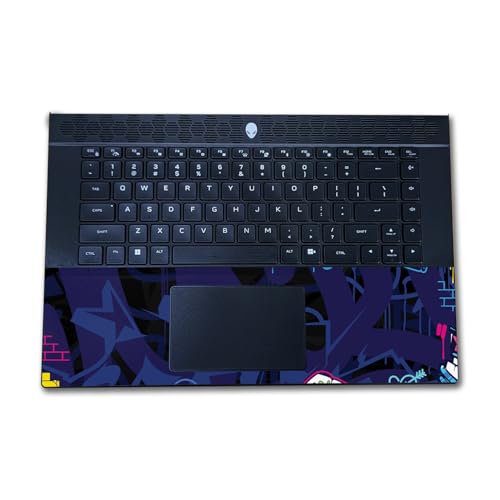 Image of Laptop Skin Compatible with Alienware M16 R2 (2024) - Gamer Tag - Premium 3M Vinyl Protective Wrap Decal Cover - Easy to Apply | Crafted in The USA by MightySkins