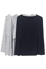 Black-light Grey-white Stripe(3 Packs)