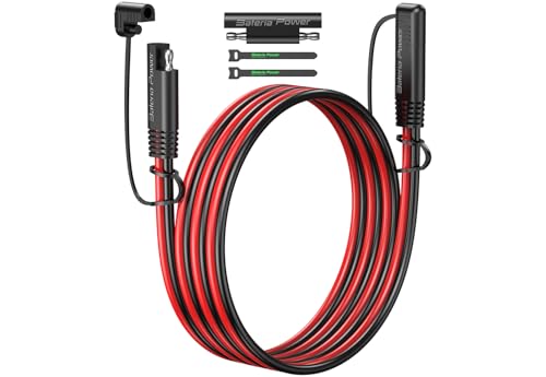 Image of 10AWG 6FT SAE Extension Cable, SAE Extension Cord with SAE Polarity Reverse Adapter for Solar Panels,Cars, RVs,Trucks,Boats