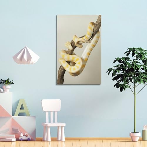 Poster décoratif sur toile python koanga 60x90 cm image art moderne pour mur salon - 4