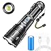 Torcia LED Potente Professionale,10000 Lumens Torcia LED Ricaricabile,XHP99 Torcia Tattica Militare, Retrattile Impermeabile con 5 Modalità, per Campeggio, Viaggi, Polizia Militare
