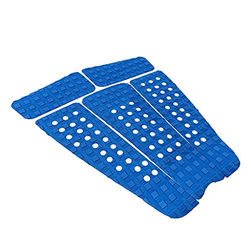 Homyl 5 unidades de tablas de surf alfombrilla antideslizante antideslizante - Azul