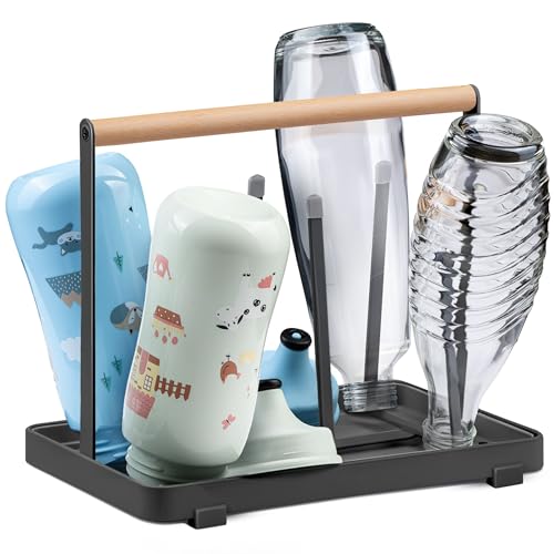 D&D Living Porte-Bouteille pour SodaStream - Seche Gourde Égouttoir pour Bouteilles de Tous Types...