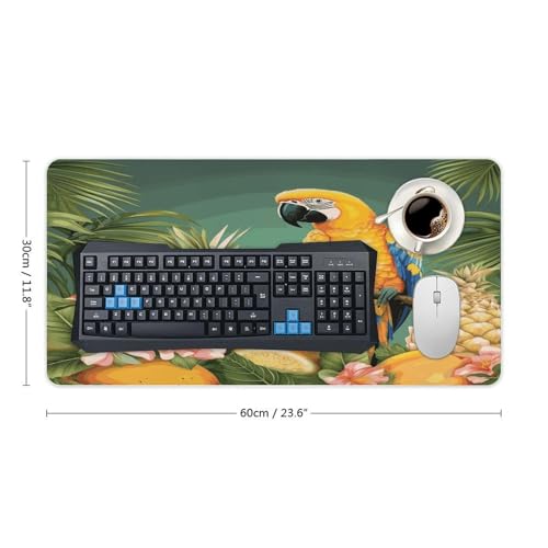 Summer Parrot Pineapple Bird Desk Pad Large 30x60 cm miniatura 2