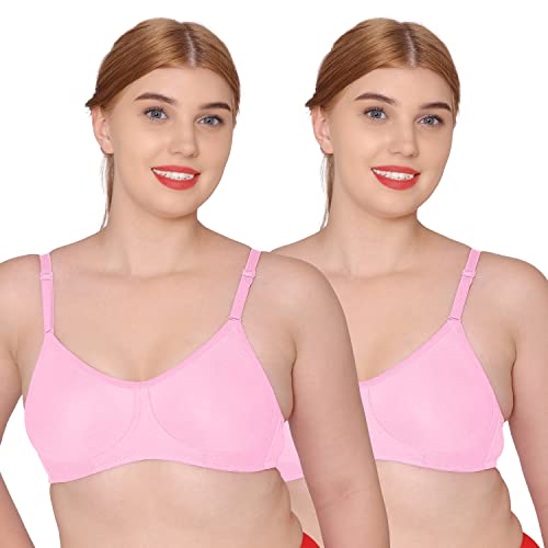 Image of Tweens - Non Padded Cotton Rich Bra - Concealer Side Shaper - Cotton Rich Fabric - Full Coverage, Multiway Straps, Wirefree, Seamless T-Shirt Bra