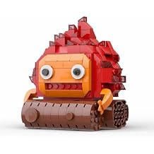 Moving Castle Calcifer Fire Demon Building Block Set, Anime Howls Figure Model Toys Collectible Building Bricks Birthday Gift for Kids 252 Pcs