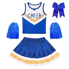Blue Cheerleading Outfit