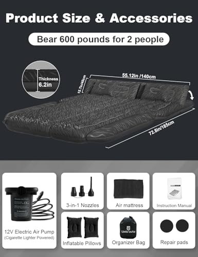 Umbrauto SUV Air Mattress for Trunk