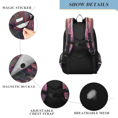 Sac à dos d'école primaire imperméable et léger avec motif attrape-rêves - 3