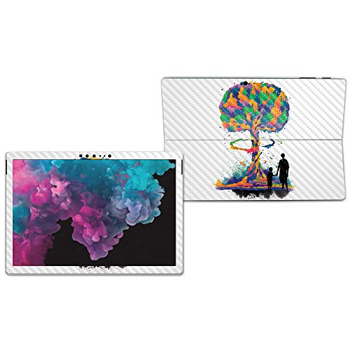 Image of MIGHTY SKINS MightySkins Carbon Fiber Skin for Microsoft Surface Pro 6 - Sabotage | Protective, Durable Textured Carbon Fiber Finish | Easy to Apply, Remove, and Change Styles | Made in The USA